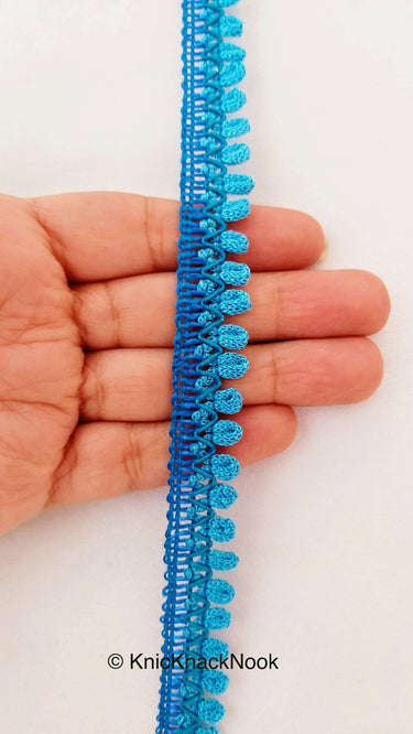 Royal blue Blue Thread Lace, Embroidery Lace Trims, Fringe Trim